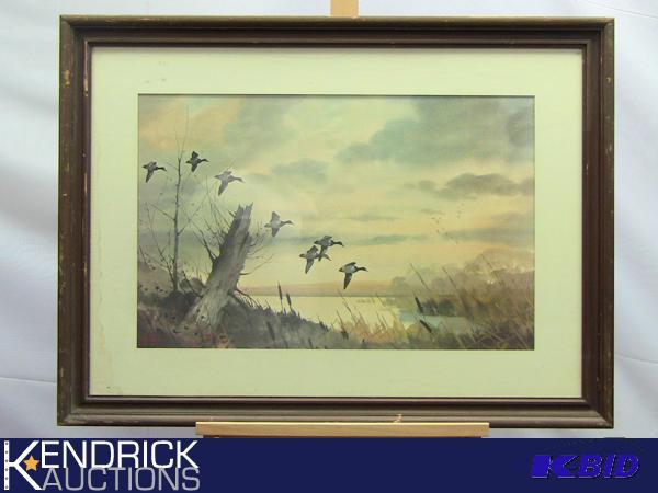 lot 37 image: Vintage Les Kouba Lithograph