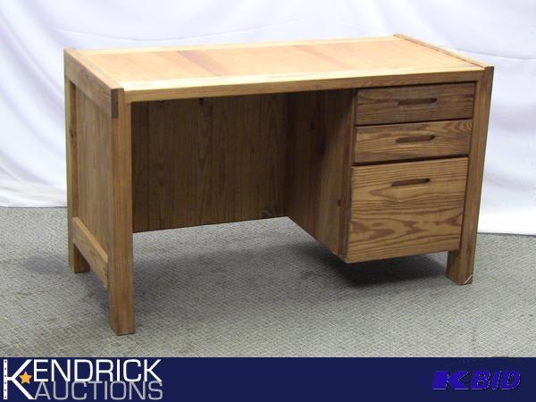 lot 6 image: Vintage Solid Wood Desk