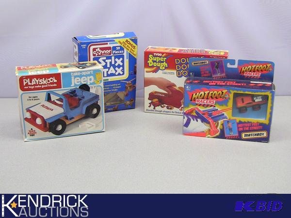 lot 66 image: Lot of Vintage Toys in Box