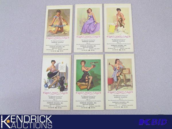 Vintage Pinup Mini Calendar Collection