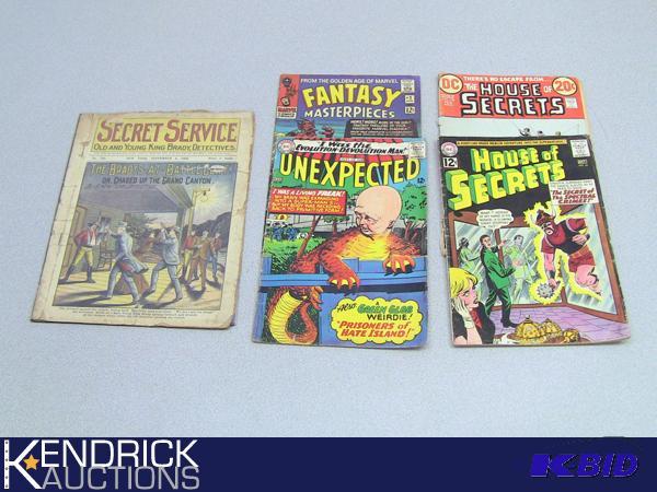Lot of 5 Vintage Comic Books