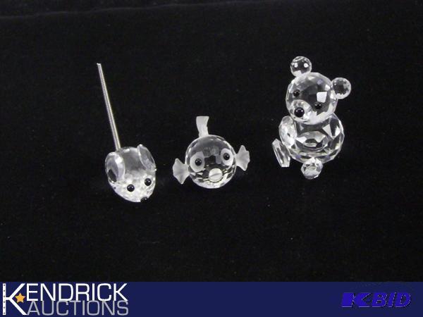 Lot Of 3 Swarovski Figurines