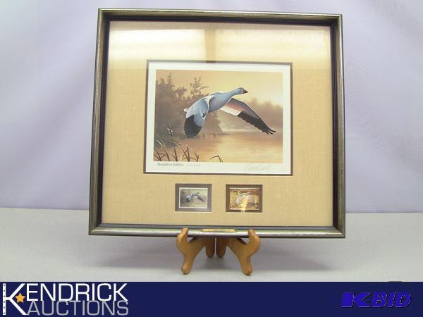 1988 Federal Duck Stamp Signed Limited Edition Framed Print