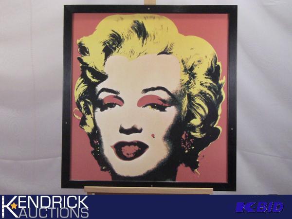 Framed Marilyn Monroe Warhol Print
