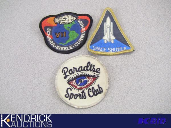 Lot Of 3 Authentic Nasa And Sport Patches