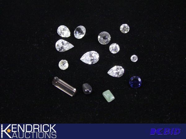 Large Lot Of Faceted Gemstones