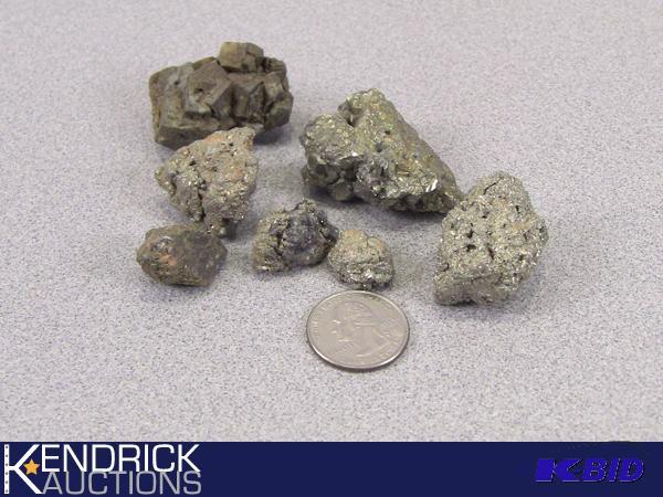 Lot Of Raw Pyrite Also Known As Fools Gold