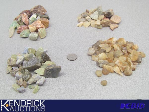 Various Lot Of Citrine, Topaz, Aventurine And Unidentified Raw Gemstones