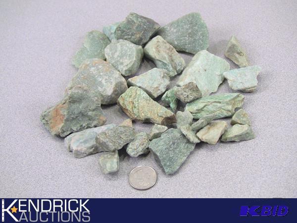 Large Lot Of Green Unidentified Gemstones