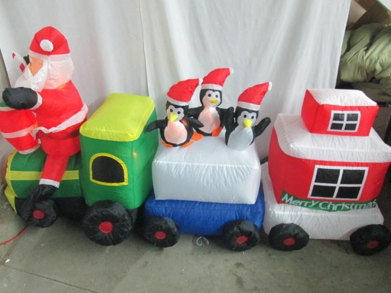 8 ft. Inflatable Christmas Train