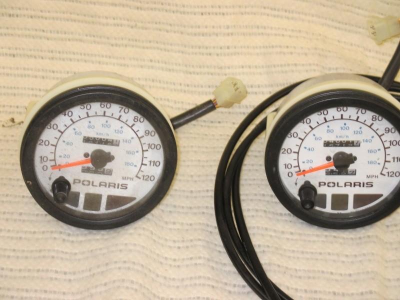 2 Polaris speedometers and cable...