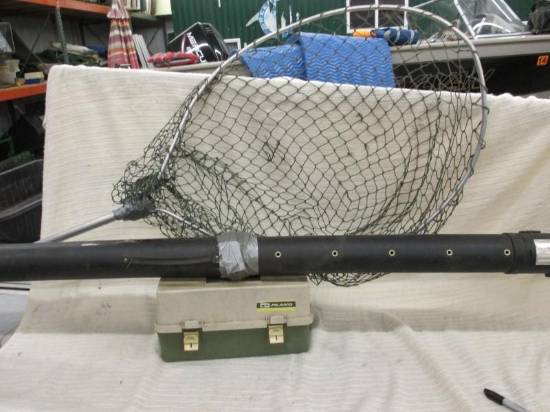 Tackle box, rod holder, large landi...