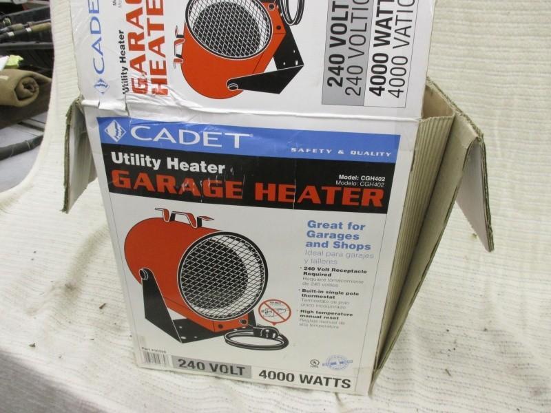 Cadet utility garage heater, 240 vo...