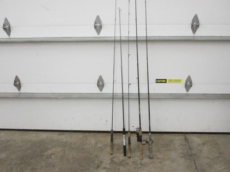 Fishing poles and reels...