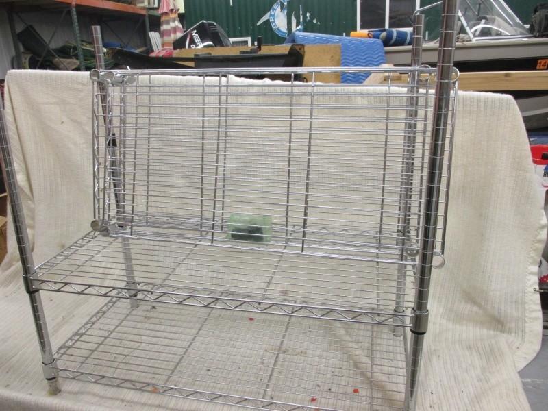 Metal shelving 3 H x 18&quot W x ...