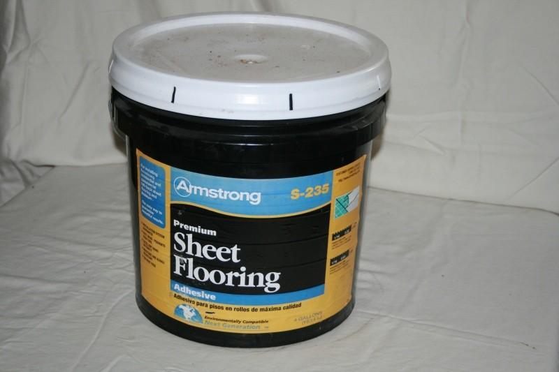 Armstrong sheet flooring adhesive, ...
