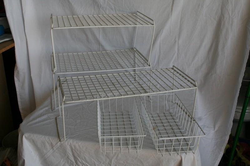 Cabinet shelvesbaskets, between 18...