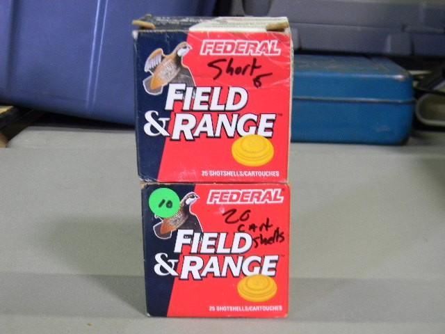 lot 10 image: Lot of 2 boxes of 20 gauge Federal ...