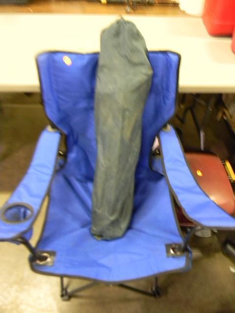 lot 114 image: Lot of two fold-out chairs - one wi...