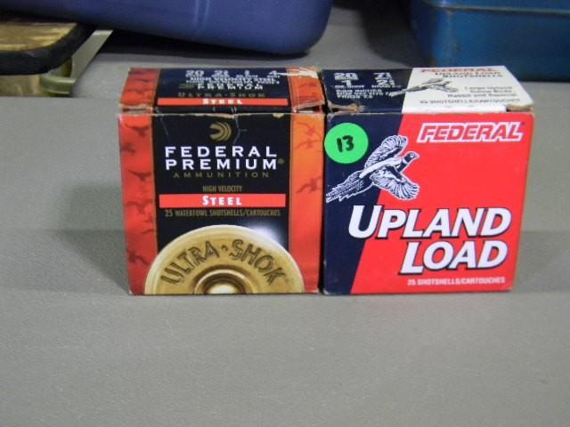 lot 13 image: Lot of 2 boxes - one bull box of 20...