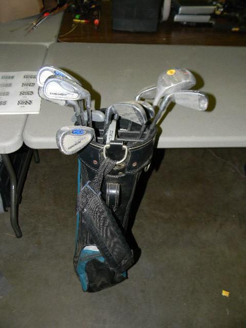 lot 132 image: Right-handed Northwestern irons and...