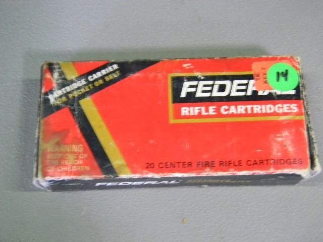 lot 14 image: Full box of 30-30 Federal soft poin...