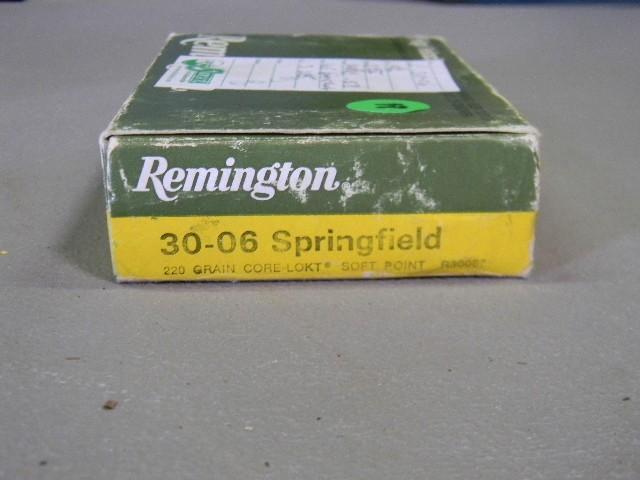lot 18 image: Full box of Remington 30-06 springf...