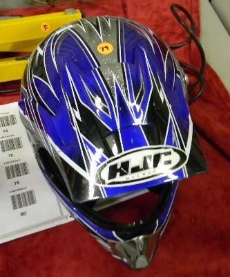 lot 79 image: HJC racing helmet in great conditio...