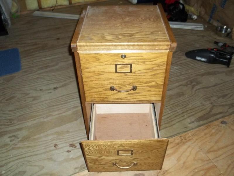 2 Drawer Wood File Cabinet...