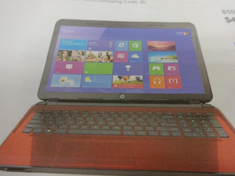 HP 15.6 LAPTOP COMPUTER IN RED. Bid...