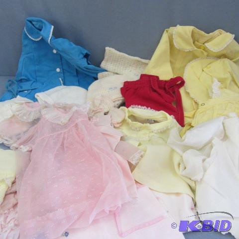 Vintage Doll, Baby Clothes
