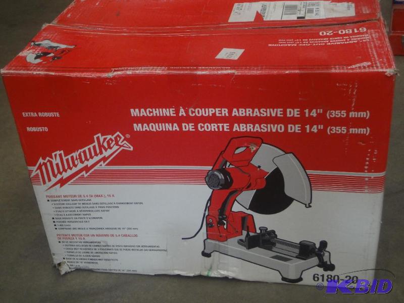 lot 111 image: Milwaukee 14" Abrasive Cut-Off...