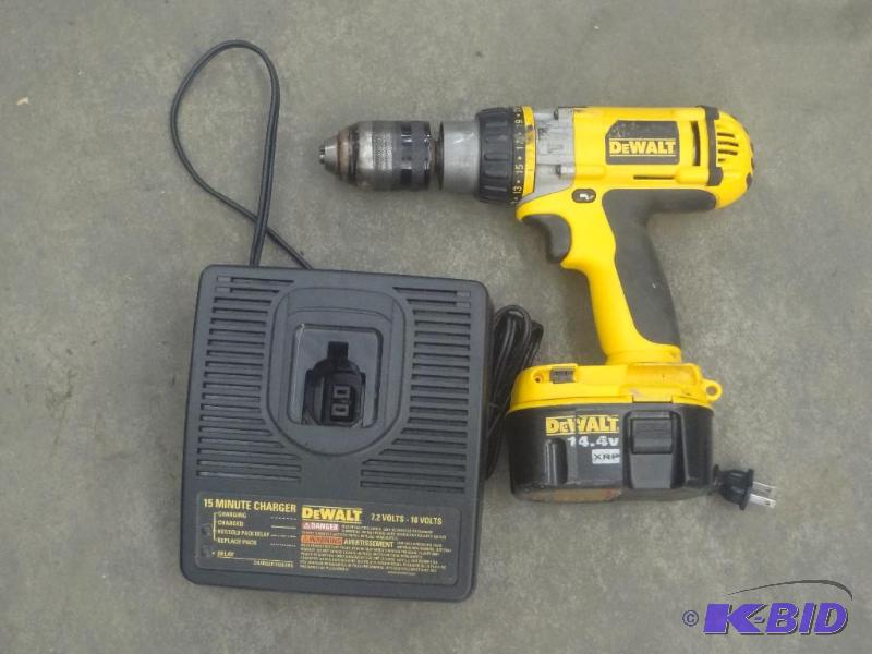 lot 119 image: DeWalt 14.4Volt XRP 12" Hamme...