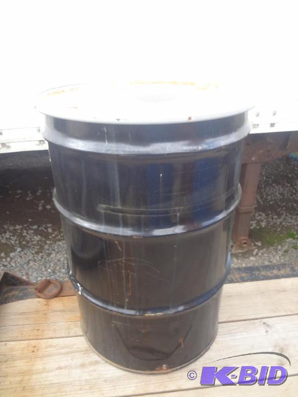 lot 12 image: 55-Gallon Steel Barrel With Removab...