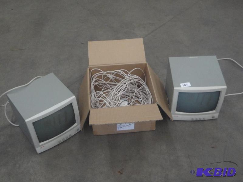 lot 127 image: Ultrak Security System (2) Monitor...