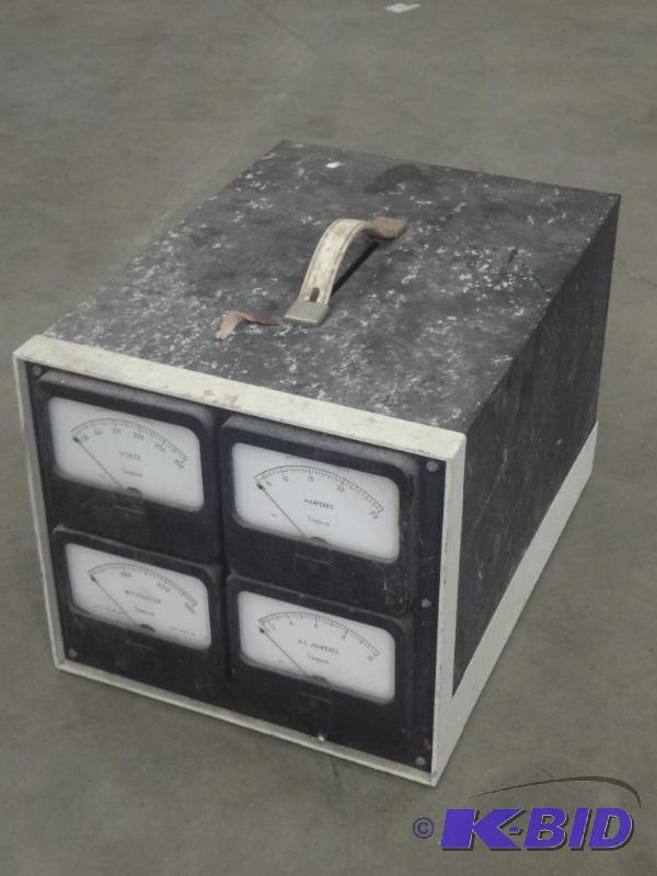 lot 136 image: Simpson Volt-Amp-Watt-AC Amp Meter ...