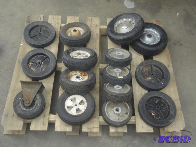 lot 141 image: Large Lot Of Dolly Wheels...