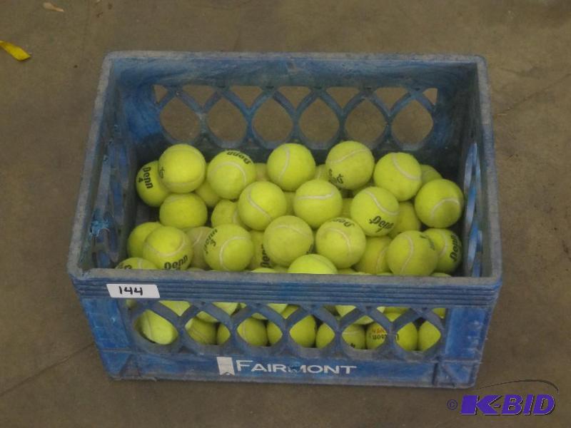 lot 144 image: Basket Of (50) Tennis Balls...
