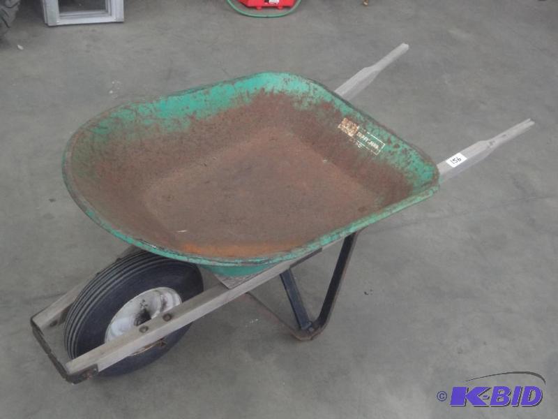 lot 156 image: Craftsman Steel Wheel Barrel...