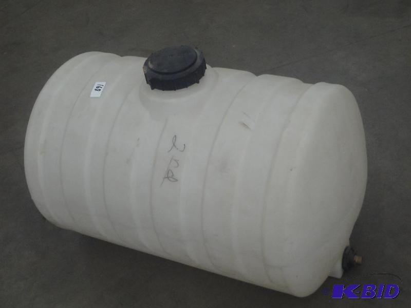 lot 168 image: 50-Gallob Poly Tank...