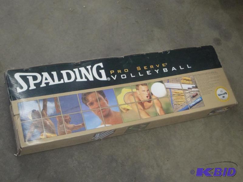 lot 178 image: Spaulding Volleyball Net Set...