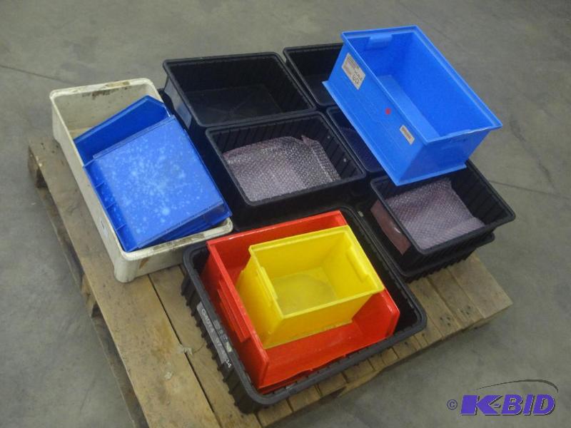 lot 49 image: Lot Of (17) Plastic Parts Bins...