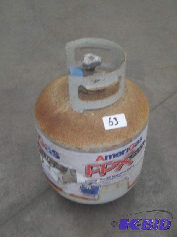 lot 63 image: Full 20# LP Tank With OPD Valve...