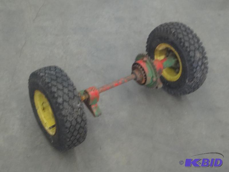 lot 72 image: Set Of Snow Blower Wheels & Axl...