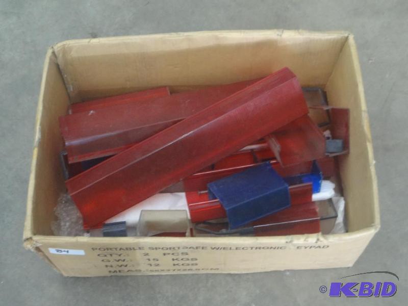 lot 84 image: Box Of Light Bar Covers...
