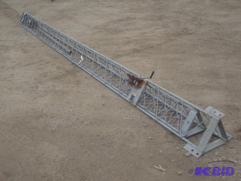 lot 9 image: 40ft Galvanized Steel Radio Tower, ...