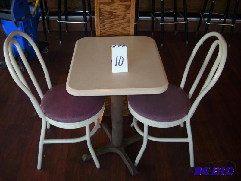 Table and 2 chairs...