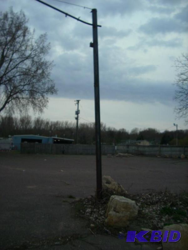 steel sign pole, 16 feet x 5 inches...