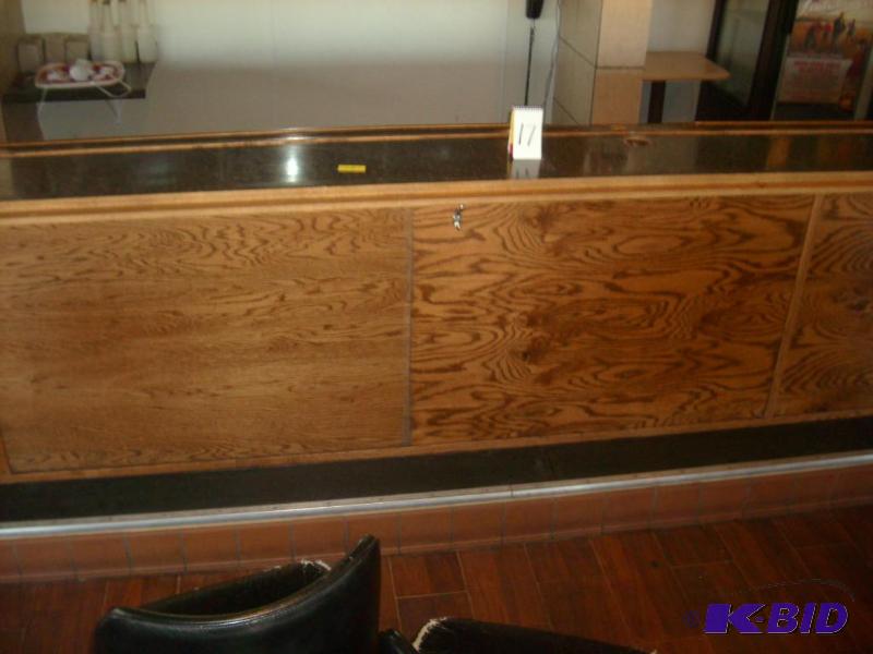 26 foot long bar with patron foot r...