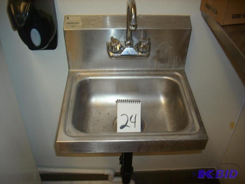 Stainless steel sink...